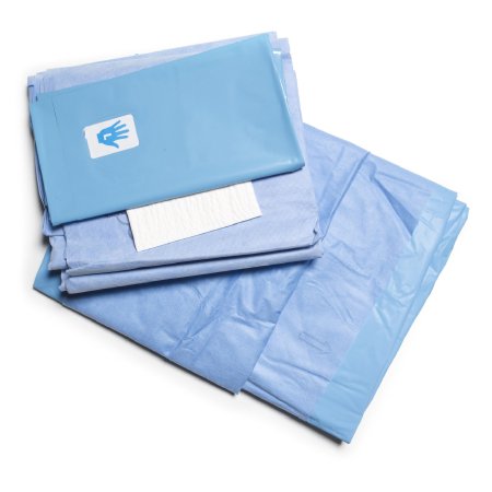 O&M Halyard Inc Urology Drape Pack - Case of 10 - 88511-CS
