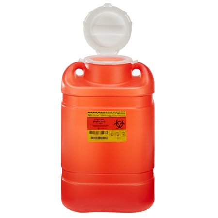 BD Sharps Container BD™ Red Base 18 H X 7-1/2 W X 10-1/2 D Inch Vertical Entry 5 Gallon - Each - 305491-EA