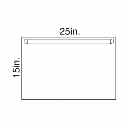 O&M Halyard Inc General Purpose Drape Halyard Utility Drape with Tape 25 W X 15 L Inch Sterile - Case of 100 - 89731-CS