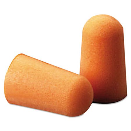 3M™ Foam Single-Use Earplugs, Cordless, 29NRR, Orange, 200 Pairs - Box of 1 - MMM-1100-BX