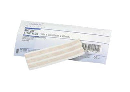 Gentell Skin Closure Strip Suture Strip® Plus 1/4 X 1-1/2 Inch Nonwoven Material Flexible Strip Tan - Box of 50 - TP1104-BX