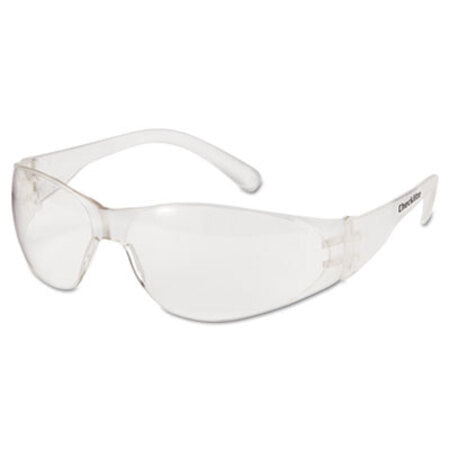 MCR™ Safety Checklite Safety Glasses, Clear Frame, Clear Lens - Box of 1 - CRW-CL010BX-BX