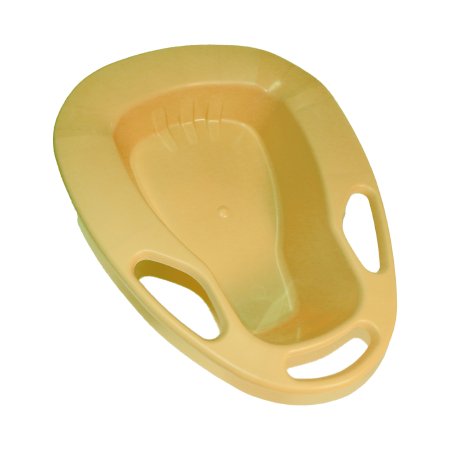 Medegen Medical Products LLC Stackable Bedpan Medegen Gold 2 Quart / 1893 mL - Case of 50 - H113-05-CS