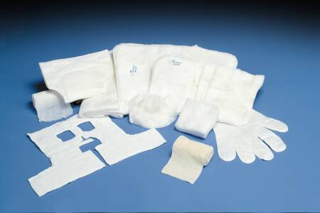 DeRoyal Burn Dressing 18 X 18 Inch 3 per Pack Sterile 10-Ply Square - Case of 20 - 10-8143-CS