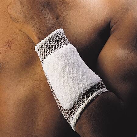 DeRoyal Elastic Net Retainer Dressing Stretch Net™ Tubular Elastic 25 Yard Size 3 White Hand / Elbow / Foot NonSterile - Case of 1 - 10-7423-CS
