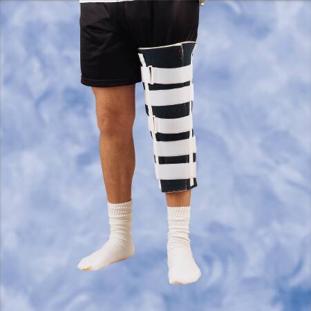 DeRoyal Knee Immobilizer DeRoyal® One Size Fits Most 19 Inch Length Left or Right Knee - Each - ER4433-19-EA