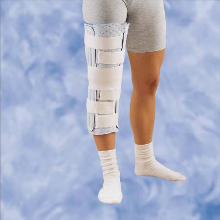 DeRoyal Knee Immobilizer DeRoyal® One Size Fits Most 16 Inch Length Left or Right Knee - Each - 7066-16-EA