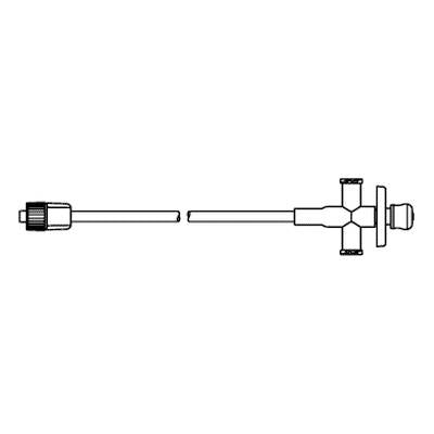 Smiths Medical ASD, Inc. IV Extension Set Standard Bore 33 Inch Tubing Without Filter - Case of 50 - MX253L-CS