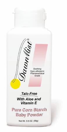 Donovan Industries Baby Powder DawnMist® 3-1/2 oz. Scented Shaker Bottle - Case of 48 - BP35C-CS