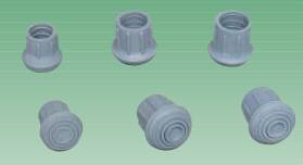 Mabis Healthcare Walker Tips - Box of 4 - 519-1374-9504-BX