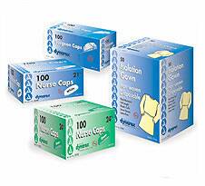 Dynarex Bouffant Cap One Size Fits Most Blue Elastic Closure - Box of 100 - 2103-BX