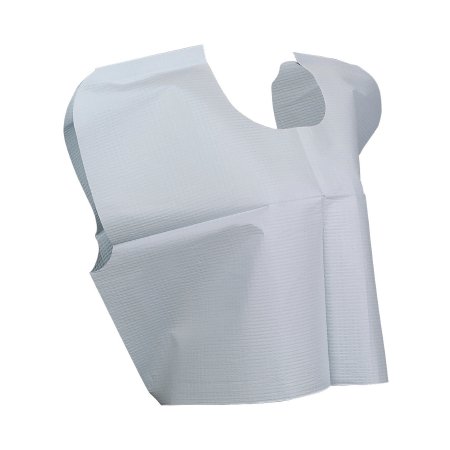 McKesson Exam Cape McKesson Blue Front / Back Opening Without Closure Unisex - Case of 100 - 18-852-CS