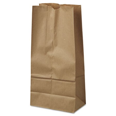 General Grocery Paper Bags, 40 lb Capacity, #16, 7.75" x 4.81" x 16", Kraft, 500 Bags - BD/1 - BAG-GK16500-BD