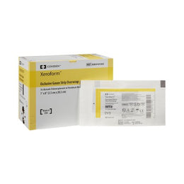 Cardinal Xeroform Petrolatum Impregnated Dressing Xeroform™ Occlusive Strip 1 X 8 Inch Sterile - Case of 200 - 8884431302-CS