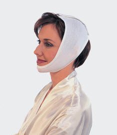 BSN Medical Facial Support Wrap Jobst® Medium Powernet Fabric White - Each - 111826-EA