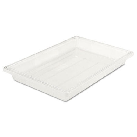 Rubbermaid® Commercial Food/Tote Boxes, 5 gal, 26 x 18 x 3.5, Clear, Plastic - Each - RCP-3306CLE-EA