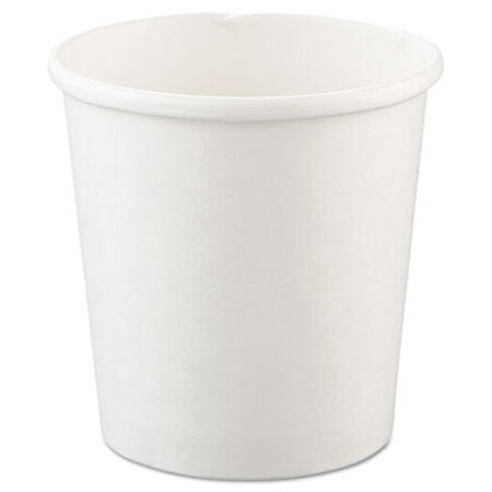 Solo® Flexstyle Double Poly Paper Containers, 16 oz, White, Paper, 25/Pack, 20 Packs/Carton - CT/1 - SCC-H4165U-CT