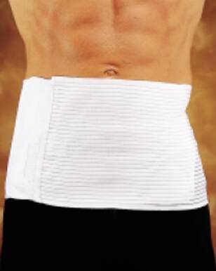 DJO Abdominal Binder ProCare® Medium / Large Hook and Loop Closure 36 to 65 Inch Waist Circumference 9 Inch Height Adult - Each - 79-89366-EA