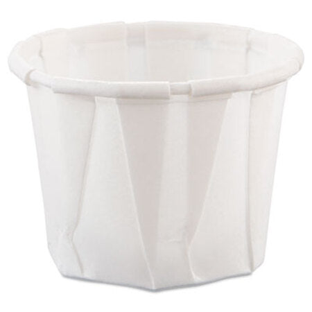 Solo® Paper Portion Cups, 0.75 oz, White, 250/Bag, 20 Bags/Carton - CT/1 - SCC-075-CT