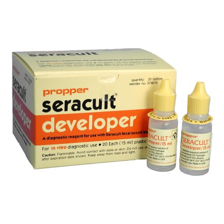 Propper Manufacturing Hematology Reagent Seracult® Developer Fecal Occult Blood Test Proprietary Mix 15 mL - Each - 37901500-EA