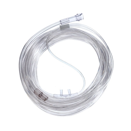 Medline Nasal Cannula Continuous Flow Hudson RCI® Adult Curved Prong / NonFlared Tip - Case of 50 - HUD1810-CS