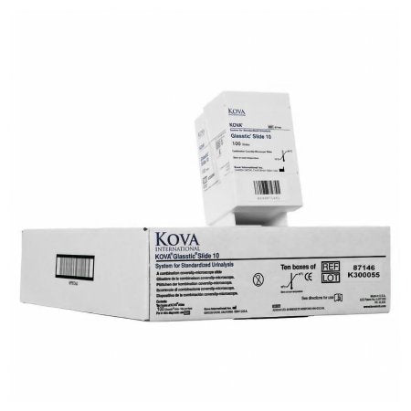 Alltrista Plastics LLC Urinalysis Microscope Slide Kova® Glasstic® Slide 10 Plain - Pack of 100 - 87146-PK