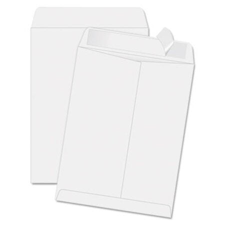 Quality Park™ Redi-Strip Catalog Envelope, #14 1/2, Cheese Blade Flap, Redi-Strip Adhesive Closure, 11.5 x 14.5, White, 100/Box - Box of 1 - QUA-44834-BX
