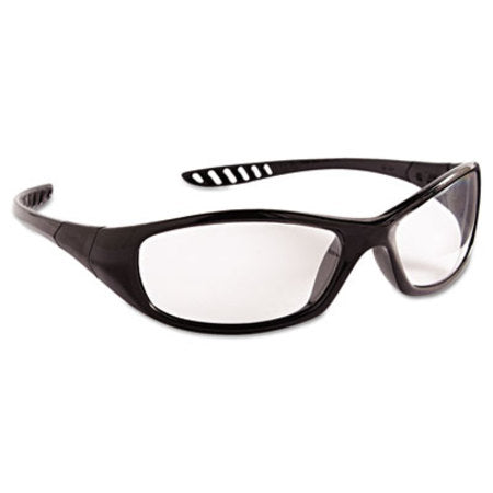 KleenGuard™ V40 HellRaiser Safety Glasses, Black Frame, Clear Anti-Fog Lens - Each - KCC-28615-EA
