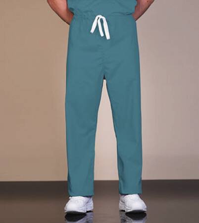 Fashion Seal Uniforms Scrub Pants Fashion Blend® Reversible Medium Teal Unisex - Each - 7870-M-EA