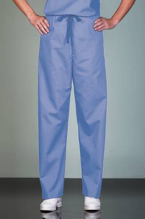 Fashion Seal Uniforms Scrub Pants Poplin® Small Ceil Blue Unisex - Each - 78837-S-EA