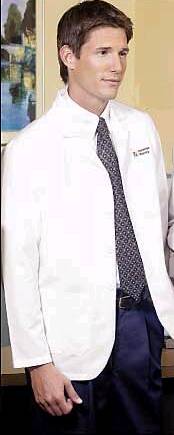 Fashion Seal Uniforms Lab Jacket White X-Large Hip Length Reusable - Each - 175-XL-EA