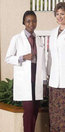 Fashion Seal Uniforms Lab Coat White Medium Knee Length Reusable - Each - 444-M-EA