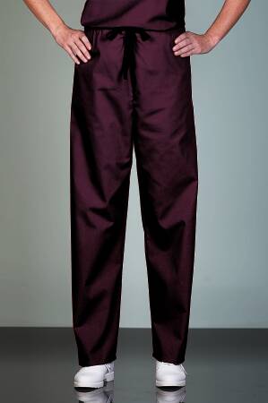 Fashion Seal Uniforms Scrub Pants Poplin® X-Small Burgundy Unisex - Each - 78841-XS-EA