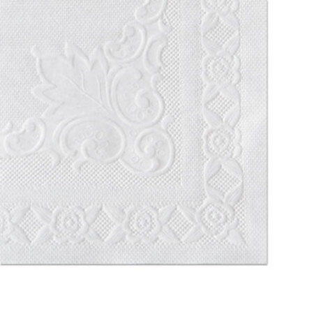 Hoffmaster® Classic Embossed Straight Edge Placemats, 10 x 14, White, 1,000/Carton - CT/1 - HFM-601SE1014-CT