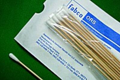 First Aid Swabstick Fabco® ORS® Cotton Tip Wood Shaft 6 Inch Sterile 10 per Pack - Case of 1000 - 34861010-CS