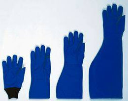 Fisher Scientific Cryogenic Glove Tempshield® Cryo-Gloves® Size 9 Water Resistant Material Blue 13.5 to 15.25 Inch Straight Cuff NonSterile - Pair - 11394305-PR