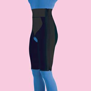 Frank Stubbs Compression Garment Above the Knee Black X-Large - Each - F020166-EA