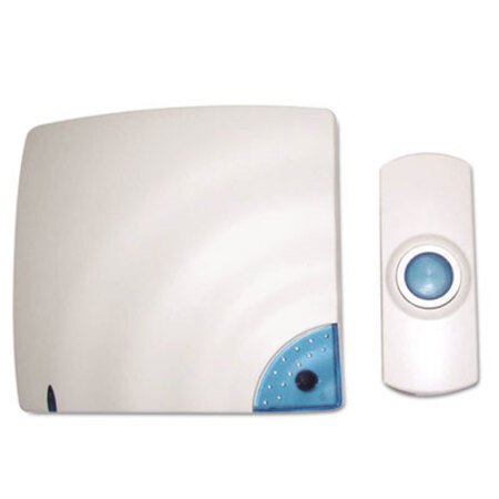 Tatco Wireless Doorbell, Battery Operated, 1.38 x 0.75 x 3.5, Bone - Each - TCO-57910-EA