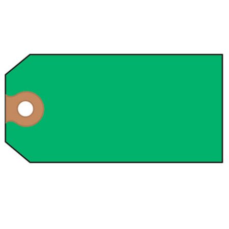 Avery® Unstrung Shipping Tags, 11.5 pt Stock, 4.75 x 2.38, Green, 1,000/Box - Box of 1 - AVE-12365-BX