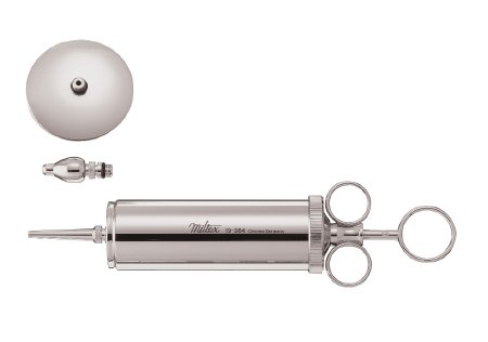 Integra Lifesciences Irrigation Bulb Syringe Stainless Steel NonSterile Reusable 3 oz. - Each - 19-382-EA