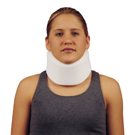 DeRoyal Cervical Collar Comfo-Eze® Medium Density Adult Large, Wide One-Piece 4 Inch Height 23-1/2 Inch Length - Each - 1001-04-EA
