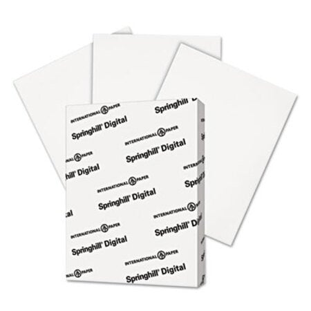 Springhill® Digital Index White Card Stock, 92 Bright, 90 lb Index Weight, 8.5 x 11, White, 250/Pack - Pack of 1 - SGH-015101-PK