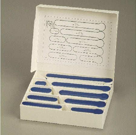 DeRoyal Finger Splint Plastalume™ Without Fastening Right Hand Blue / White - DZ/12 - 9119-01-DZ