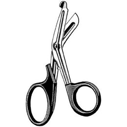Sklar Utility Scissors Multi-Cut™ Sklar 7-1/2 Inch Length OR Grade Stainless Steel / Plastic Finger Ring Handle Angled Blunt Tip / Blunt Tip - Each - 11-1280-EA
