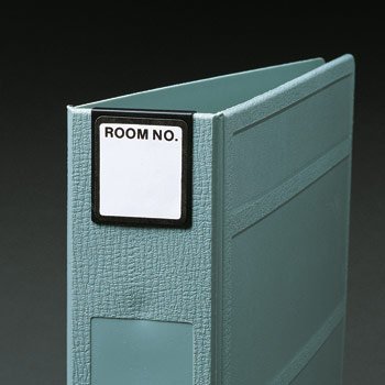 Carstens Pre-Printed Label Chart Tab White Paper Room No_ Black Patient Information 1-3/8 X 1-1/2 Inch - Roll of 1 - 1646-06-RL