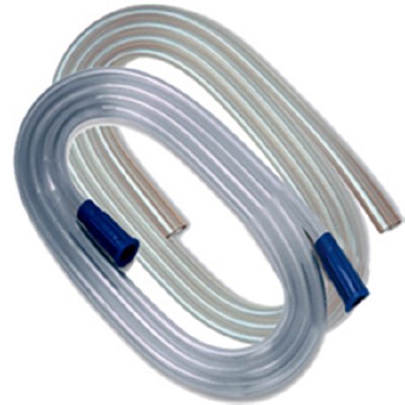 Cardinal Suction Connector Tubing Argyle® 20 Foot Length 0.281 Inch I.D. Sterile Female Molded Connector Clear NonConductive PVC - Case of 10 - 8888284745-CS