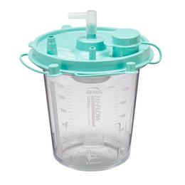Bemis Healthcare Rigid Suction Canister Hi-Flow™ 1200 mL Pour Lid - Case of 48 - 484410-CS