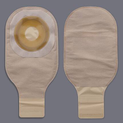 Hollister Ostomy Pouch Premier™ One-Piece System 12 Inch Length Drainable Convex, Pre-Cut - Box of 5 - 8594-BX