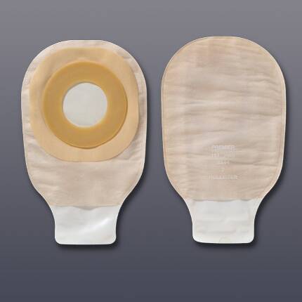 Hollister Colostomy Pouch Premier™ Flextend™ One-Piece System 9 Inch Length Drainable - Box of 10 - 8647-BX