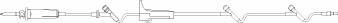 B. Braun Primary IV Administration Set ADDitIV® Gravity 3 Ports 15 Drops / mL Drip Rate Without Filter 96 Inch Tubing - Case of 50 - V1445-CS